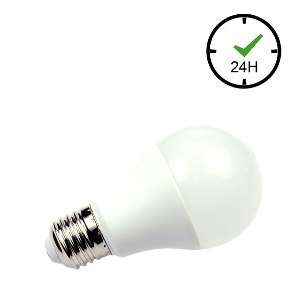 DC kompatible LED Lampe E27 8W 810lm 3000K Warmweiß 85-265V AC 60-269V DC 24h