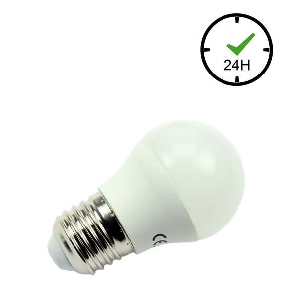 DC kompatible LED Lampe E27 3,7W 370lm 2700K Warmweiß 85-265V AC 60-269V DC 24h