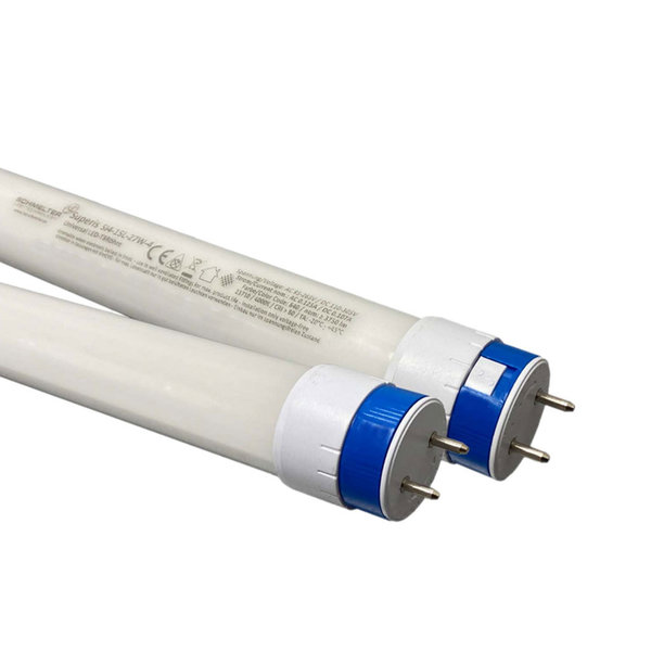 DC kompatible LED Röhre SUPERIS SI®4 T8 150cm 27W 3650lm 4000K 95-265V AC 100-305V DC