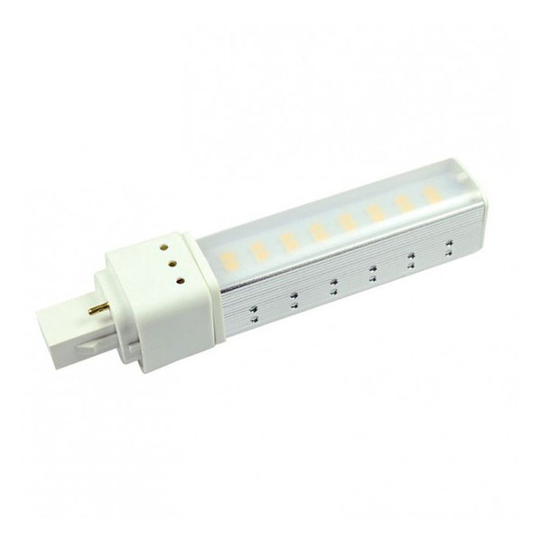 DC kompatible LED Kompaktleuchtstofflampe G24 8W 700lm 3000K Warmweiß 180-260V AC 180-269V DC