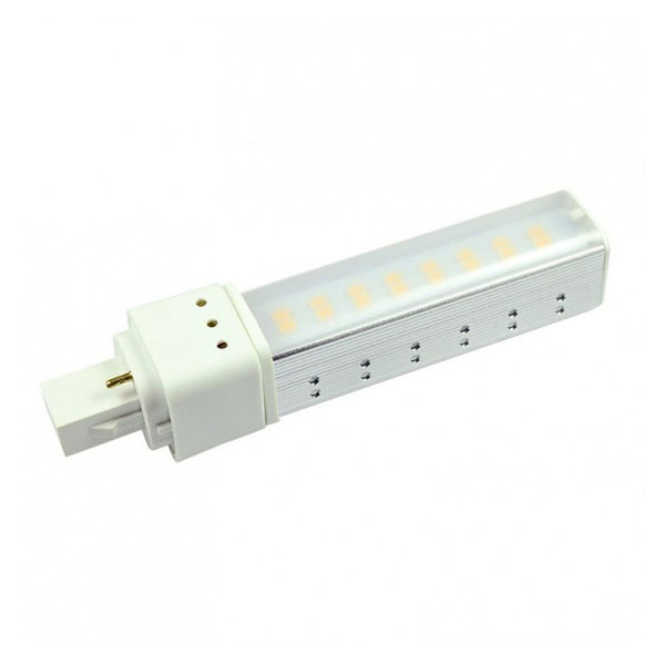 DC kompatible LED Kompaktleuchtstofflampe G24 8W 800lm 4000K Neutralweiß 180-260V AC 180-269V DC